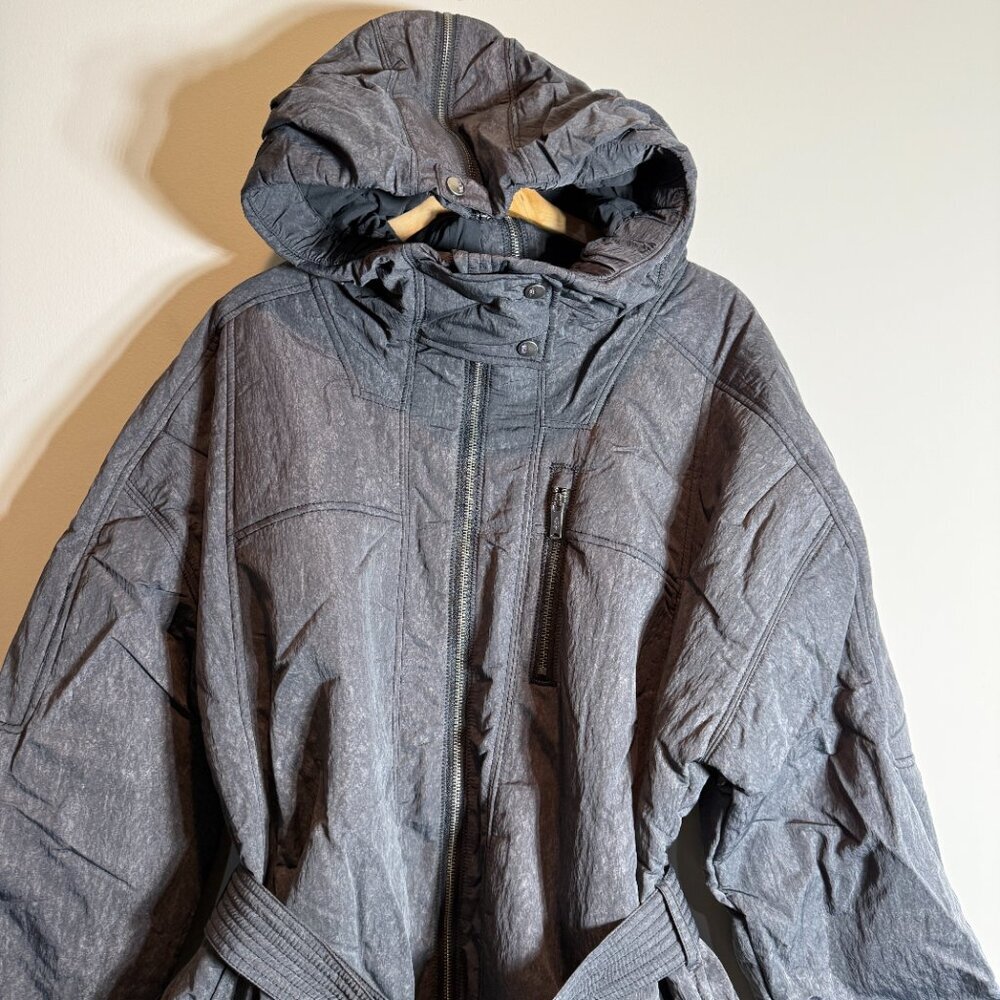Free People FP Movement Tricked Out Trek Puffer Jacket Women's Large Black NWT - Picture 7 of 16
